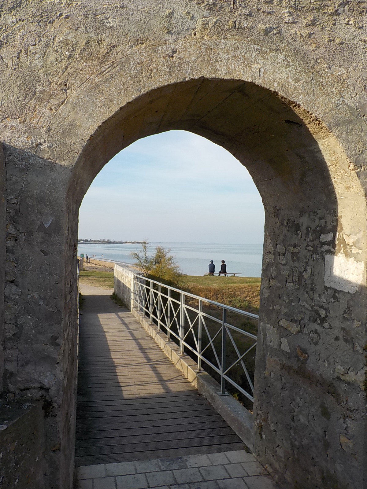Porte de la plage du Château d'Oléron