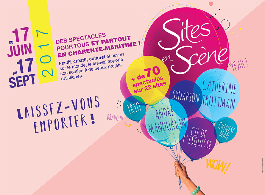 Affiche Sites en Scène 2017