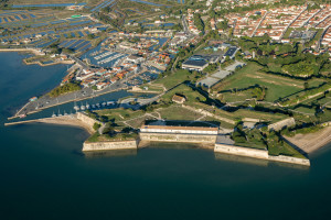 Vue aérienne de la Citadelle du Château d'Oléron