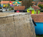 Fort Pâté et les cabanes d'artisans