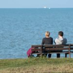 Le banc de la plage du Château d'Oléron