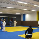 Entraînement dans le nouveau dojo