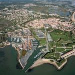 Vue aérienne_bourg_Le Château d'Oléron©Mairie du Château d'Oléron