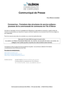 2020 03 13 CP Coronavirus VALIDE