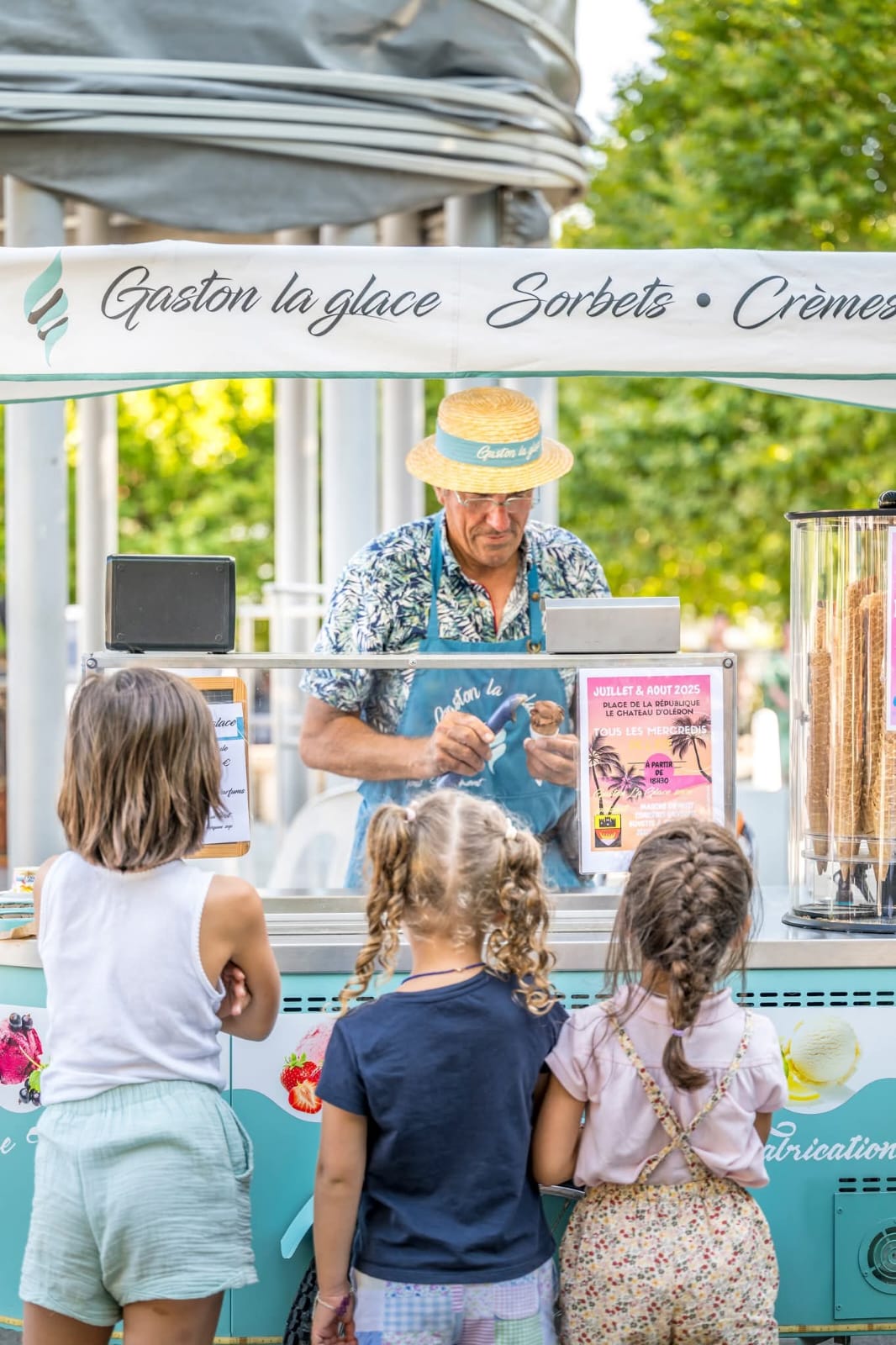Gaston la Glace lors des mercredis du Château, crédit photo Sane