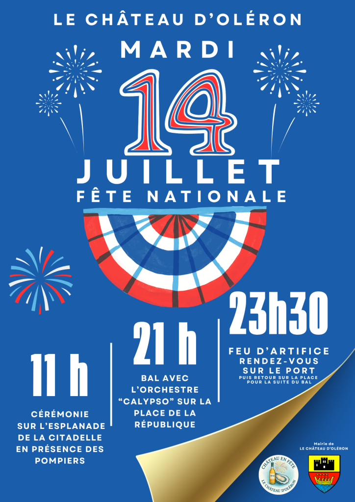 Mardi 14 juillet - Fête Nationale