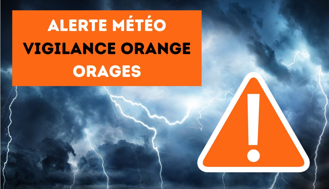 Vigilance orange aux orages